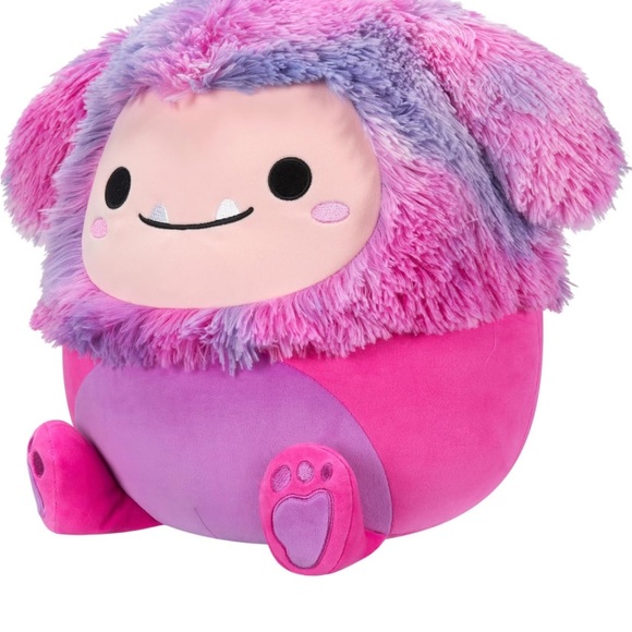 BRAND NEW SQUISHMALLOW NAMED WOXIE 14” BIGFOOT! NWT. SMOKE FREE HOME - Picture 2 of 3
